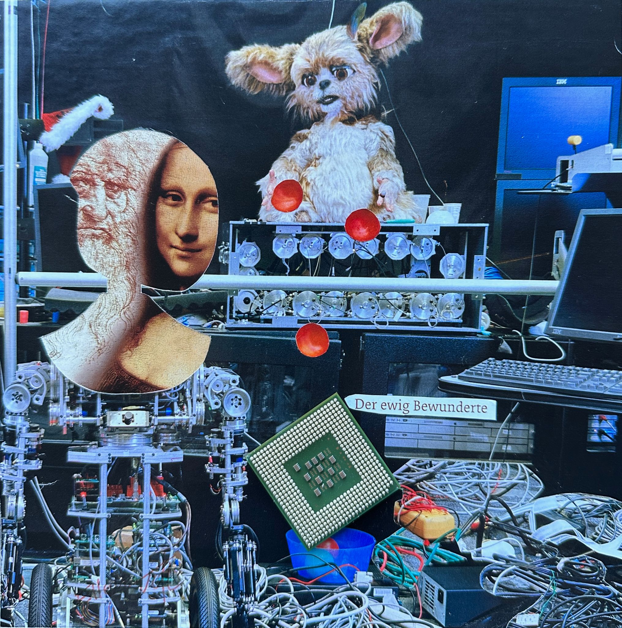 KI # 01  Collage 20x20 cm